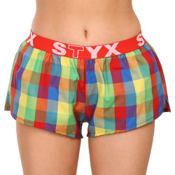 Damesboxershorts Styx sportelastisch veelkleurig (T925)