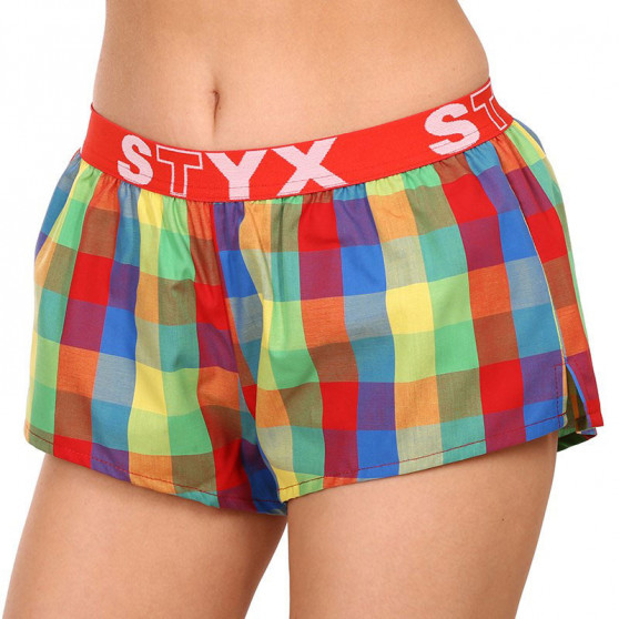 Damesboxershorts Styx sportelastisch veelkleurig (T925)