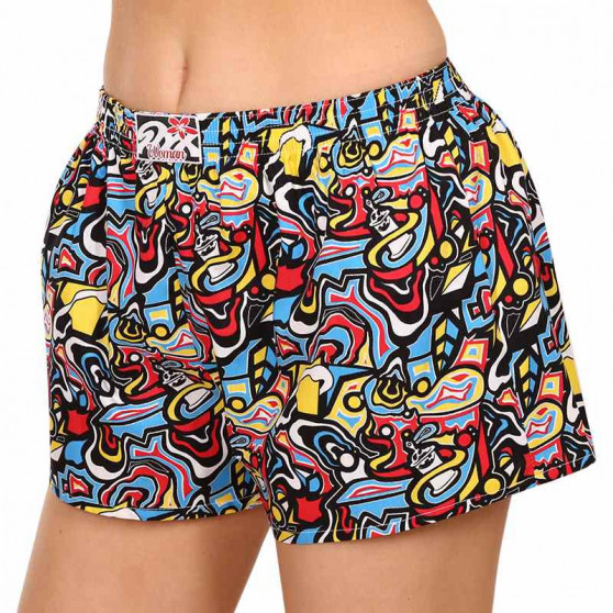 Damesboxershorts Styx kunst klassieke rubberen schets (K1254)