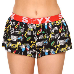 Vrouwen shorts Styx kunst sport partij rubber (T1251)