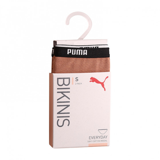 2PACK Dames slip Puma bruin (603031001 013)