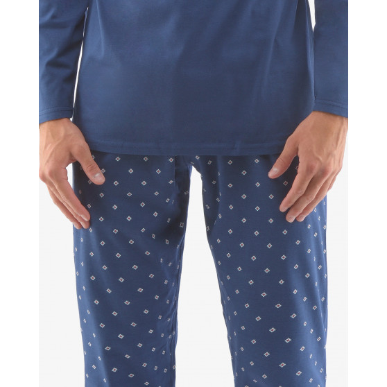 Herenpyjama Gino blauw (79129)