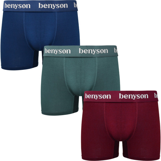 3PACK herenboxershort Benysøn bamboe multicolour (BENY-7011)