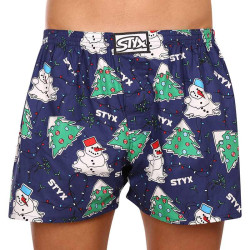 Herenboxershort Styx kunst klassieke rubber Kerstmis (A1450)