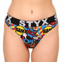 Dames string Styx kunst sport rubber poef (IT1153)