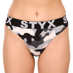 Dames String Styx kunst sport rubber camouflage (IT1457)