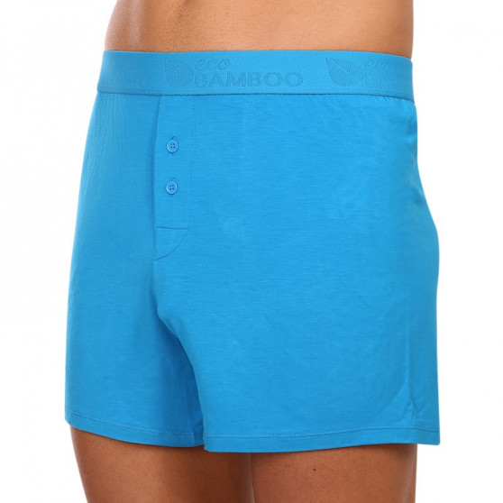 Herenboxershort Gino bamboe blauw (75195)