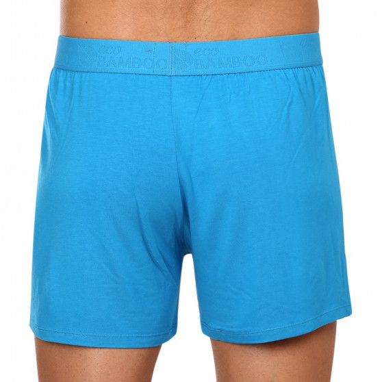 Herenboxershort Gino bamboe blauw (75195)