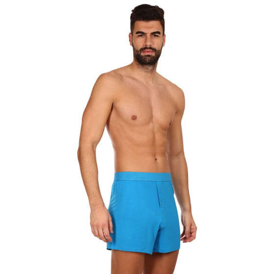 Herenboxershort Gino bamboe blauw (75195)