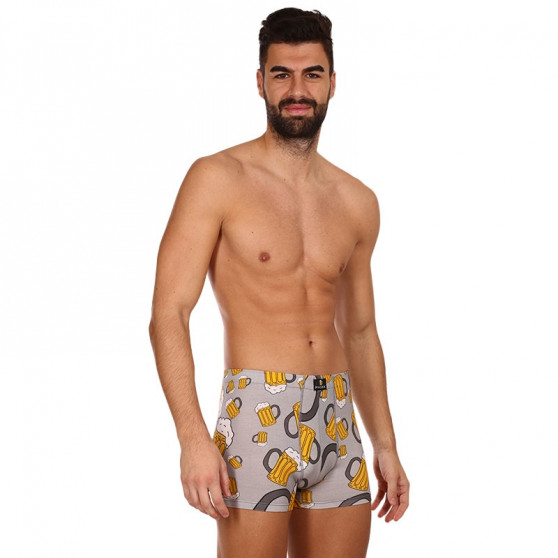 Herenboxershort VoXX veelkleurig (Kevin-beer/big light grey)