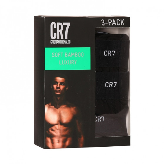 3PACK herenboxershort CR7 bamboe zwart (82130-49-404)