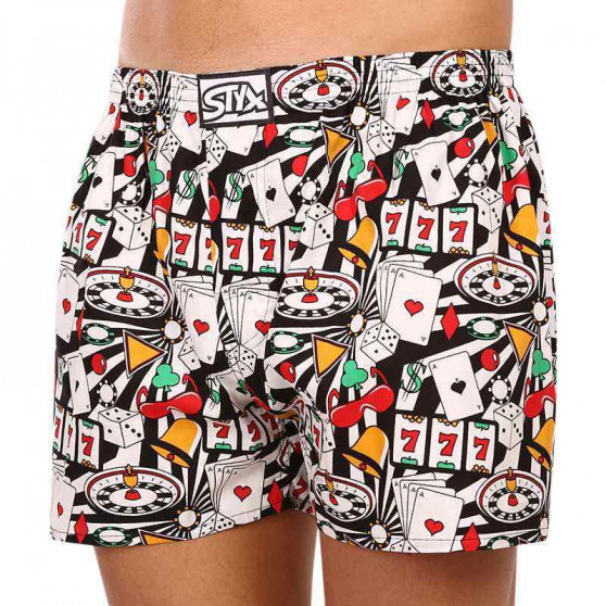 Herenboxershort Styx art classic rubber casino (A1553)