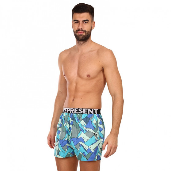 Herenboxershort Represent exclusieve Mike gletsjerspot (R2M-BOX-0750)