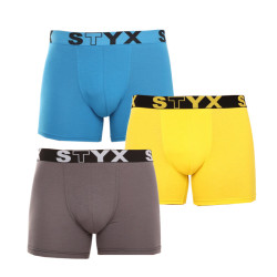 3PACK herenboxershort Styx lang sportelastisch meerkleurig (U9696863)