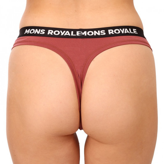 Dames string Mons Royale merino roze (100311-1015-240)