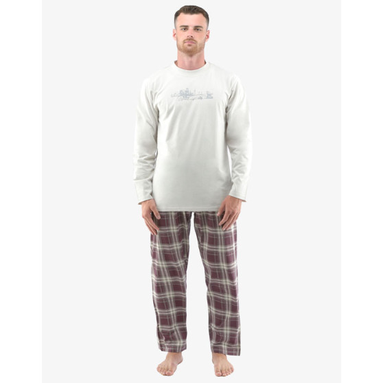 Herenpyjama Gino oversized multicolour (79133-LxGDCF)