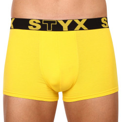 Herenboxershort Styx sportelastiek geel (G1068)