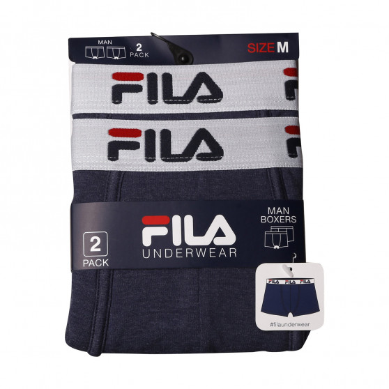 2PACK herenboxershort Fila blauw (FU5016/2-272)