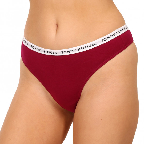 3PACK dames string Tommy Hilfiger veelkleurig (UW0UW02829 0XH)