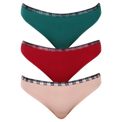 3PACK Dames slip Tommy Hilfiger veelkleurig (UW0UW02828 0WQ)