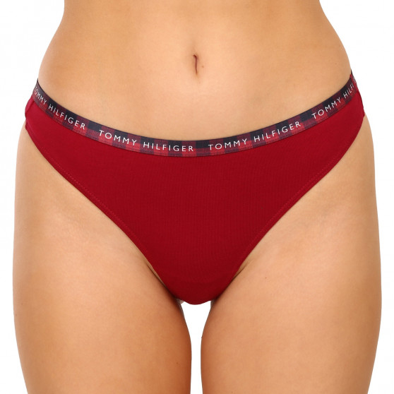 3PACK dames string Tommy Hilfiger veelkleurig (UW0UW03921 0WQ)