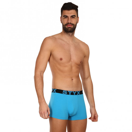 Herenboxershort Styx sportelastiek lichtblauw (G1169)