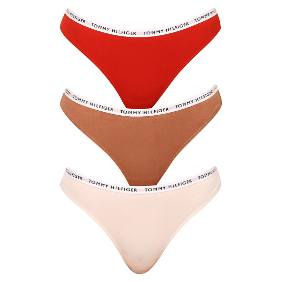 3PACK dames string Tommy Hilfiger veelkleurig (UW0UW02829 0R2)