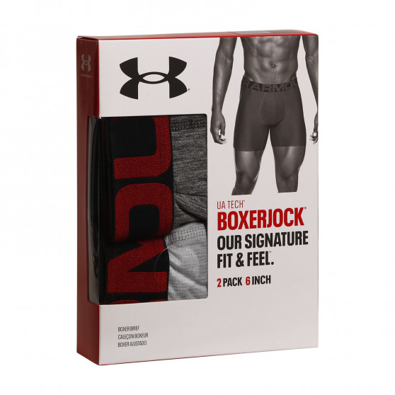 2PACK herenboxershort Under Armour grijs (1363619 011)