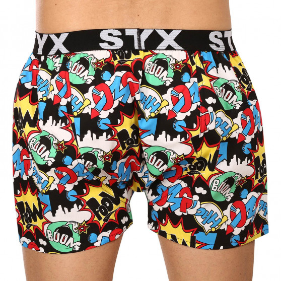 Herenboxershort Styx kunst sport rubber OMG (B1456)