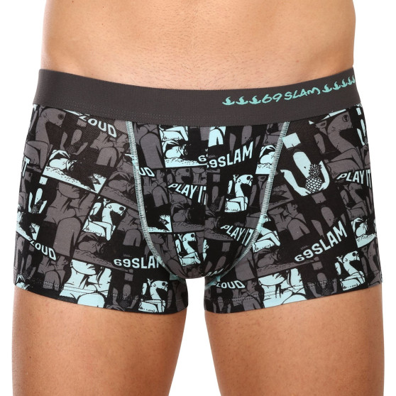 Herenboxershort 69SLAM hippe strip (MHBCXS-BB)