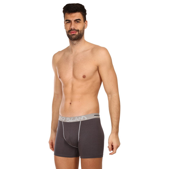 Herenboxershort 69SLAM fit bamboe effen (MBVPLN-DG)