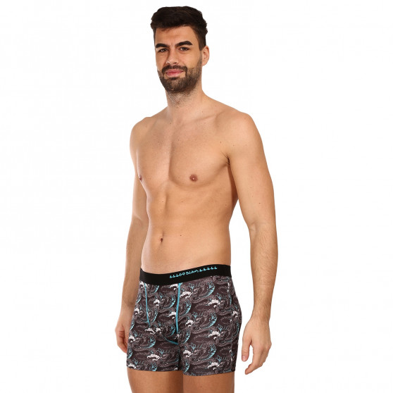 Herenboxershort 69SLAM fit moon dragon blauw (MBYMNB-PO)