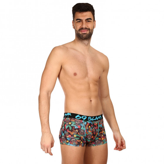 Herenboxershort 69SLAM hippe hawaï tiki (MSYHWT-PO)