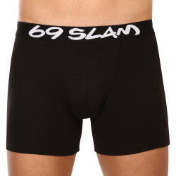 Herenboxershort 69SLAM fit bamboe effen (MBVPLN-BK)