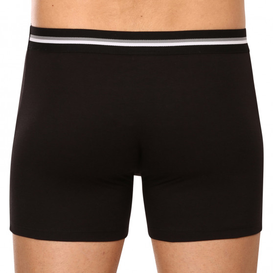 Herenboxershort 69SLAM fit bamboe effen (MBVPLN-BK)