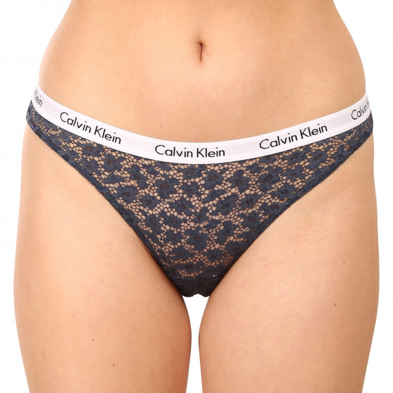 3PACK Dames slip Calvin Klein oversized multicolour (QD3975E-6Q2)