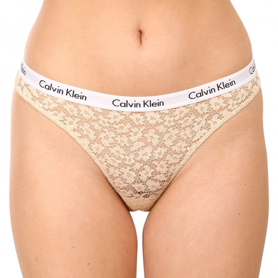 3PACK Dames slip Calvin Klein oversized multicolour (QD3975E-6Q2)