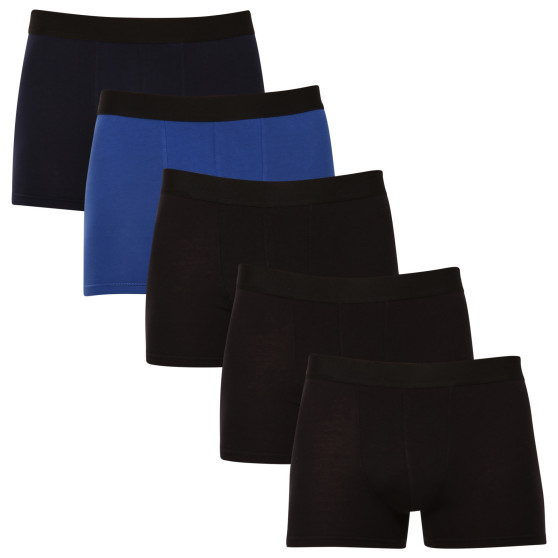 5PACK herenboxershort Nedeto veelkleurig (5NDTB1001)