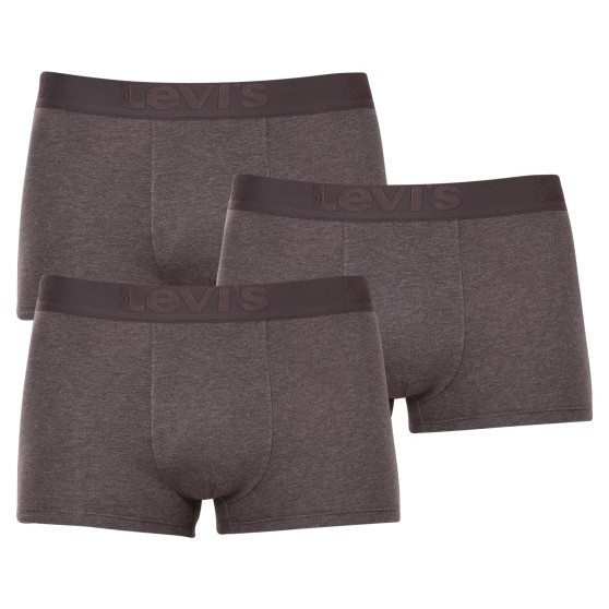 3PACK herenboxershort Levis grijs (905042001 007)