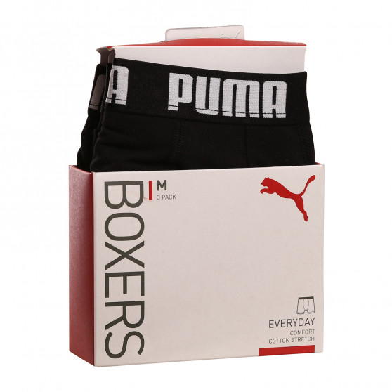 3PACK herenboxershort Puma zwart (701206546 001)