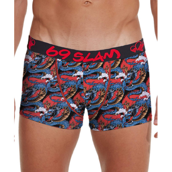 Herenboxershort 69SLAM hip bamboe maan draak rood (MHBMND-BB)