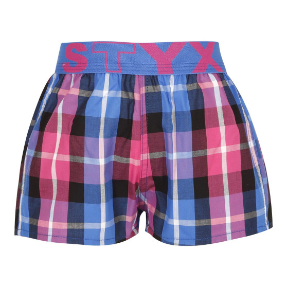 Kindershort Styx sportelastiek veelkleurig (BJ932)