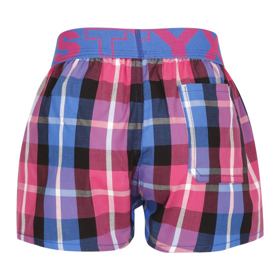 Kindershort Styx sportelastiek veelkleurig (BJ932)