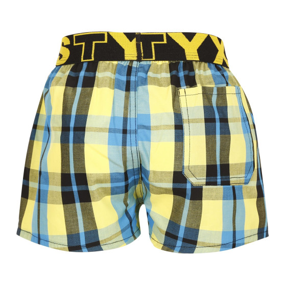 Kindershort Styx sportelastiek veelkleurig (BJ933)