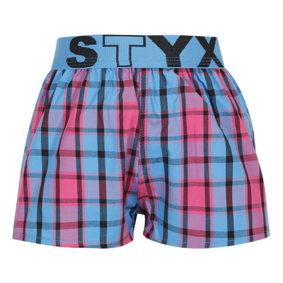 Kindershort Styx sportelastiek veelkleurig (BJ934)