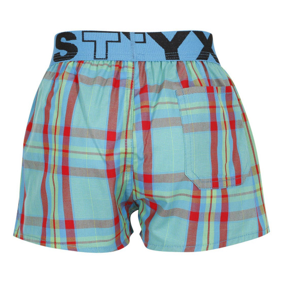 Kindershort Styx sportelastiek veelkleurig (BJ939)