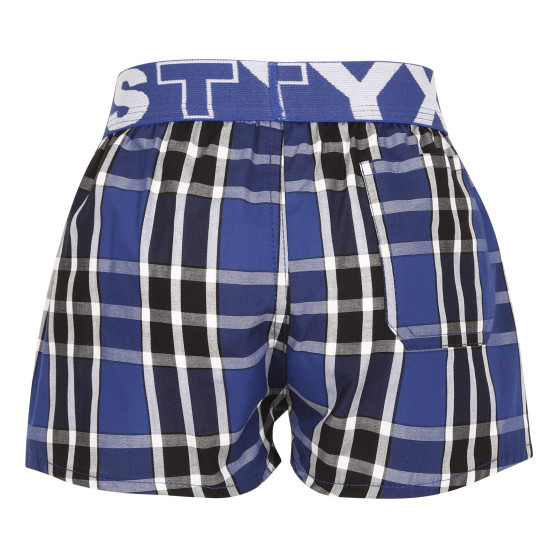 Kindershort Styx sportelastiek veelkleurig (BJ940)