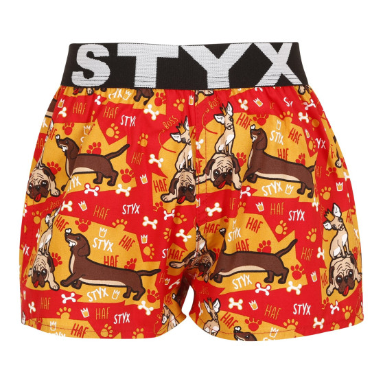 Kinderbroek Styx kunst sport rubber honden (BJ1554)