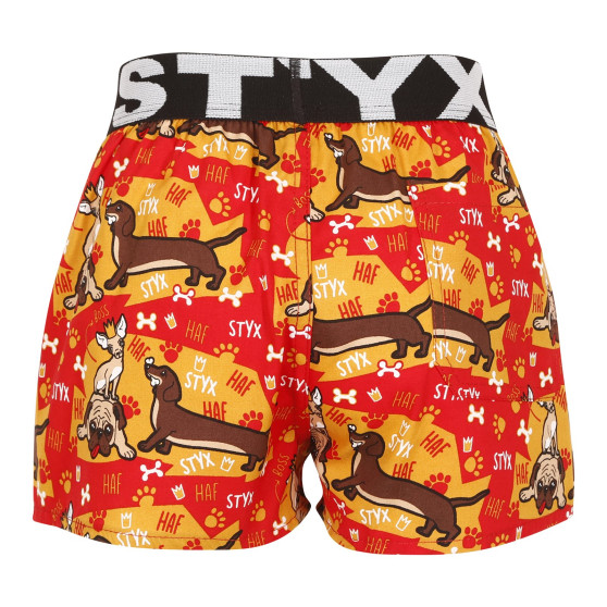 Kinderbroek Styx kunst sport rubber honden (BJ1554)