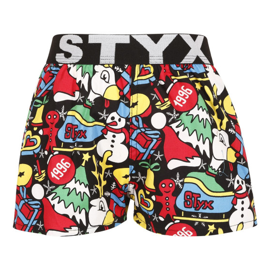 Kindershort Styx kunst sport rubber kerst (BJ1450)